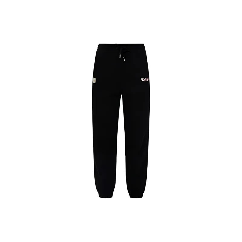 EVISU Knitted Sweatpants Women's Black-1