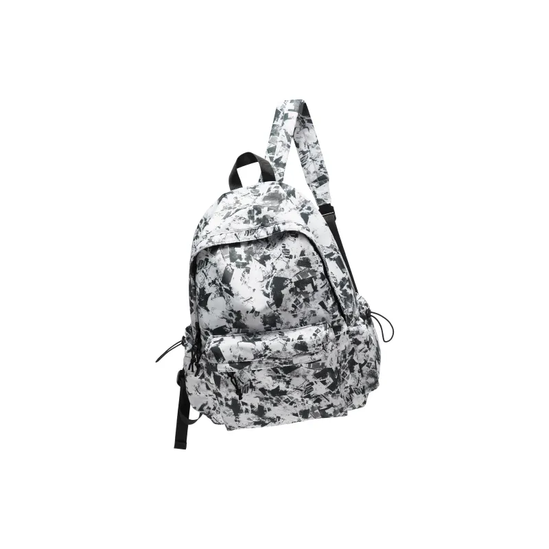 COOWOZ Fabric Backpack Laptop Bag Backpack Unisex Black And White All Over Print-0
