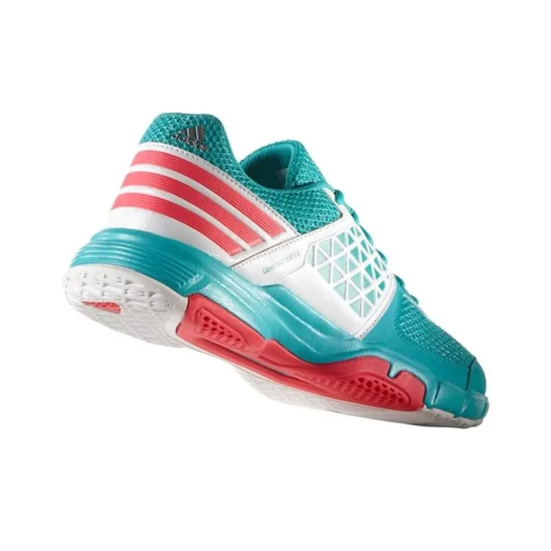 Adidas Adizero Uebers-Chall F4 Cushioning Wear-Resistant Low-Top Badminton Shoes Men's Blue-2