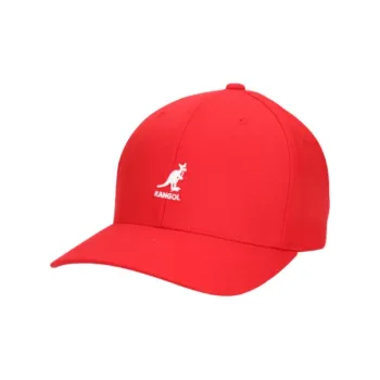 KANGOL Acrylic Wool Polyurethane Baseball Caps Men's Orange Red