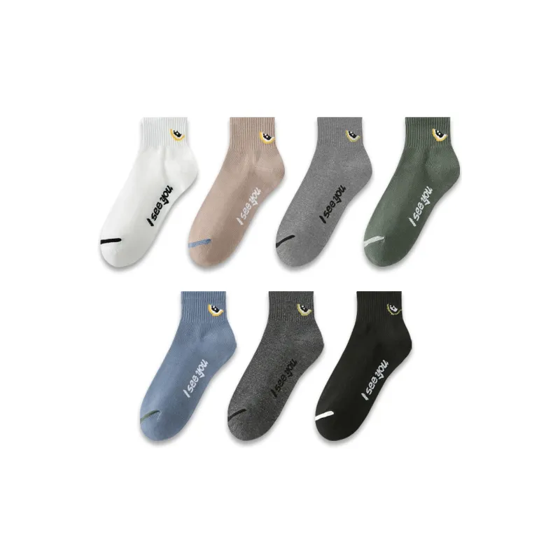 Mulong Family Mid Calf Socks Men's 7 Pack-0