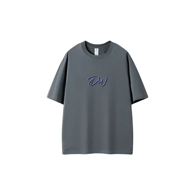 D&W T Shirts Unisex Dark Gray-1