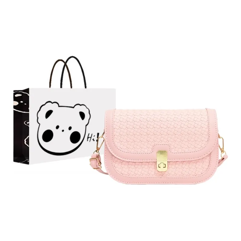 NX DOUGHNUT PU Crossbody Bag, Shoulder Bag Women's Black/Brown/Light Pink/White & Brown-12