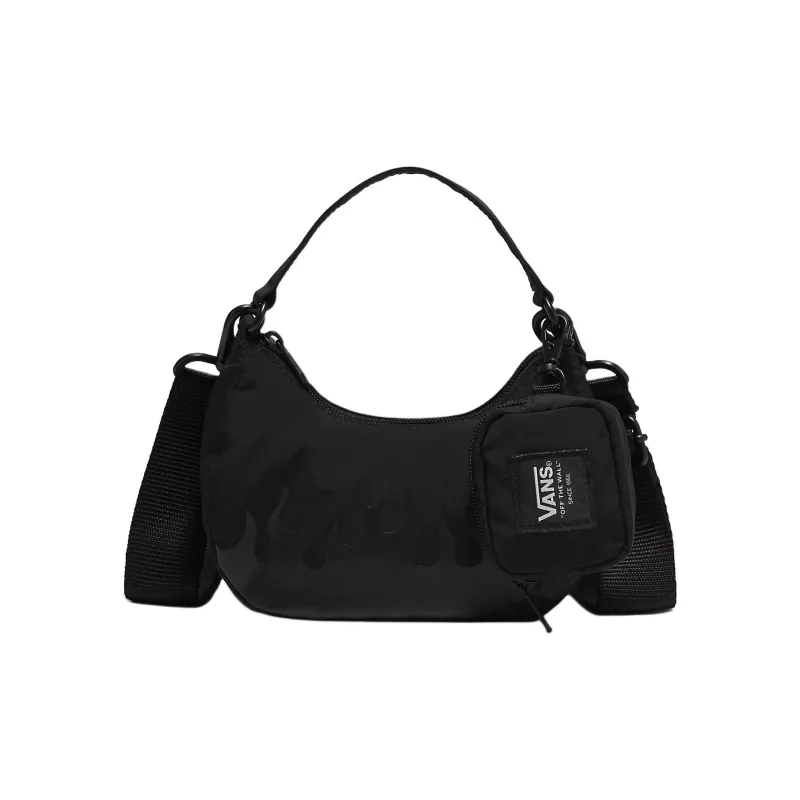 Vans Nylon Shoulder Bag Crossbody Bag Handbag Regular Unisex Black-0