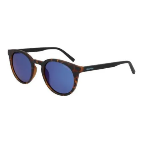 NAUTICA Plastic Oval Sunglasses Men's Tortoiseshell