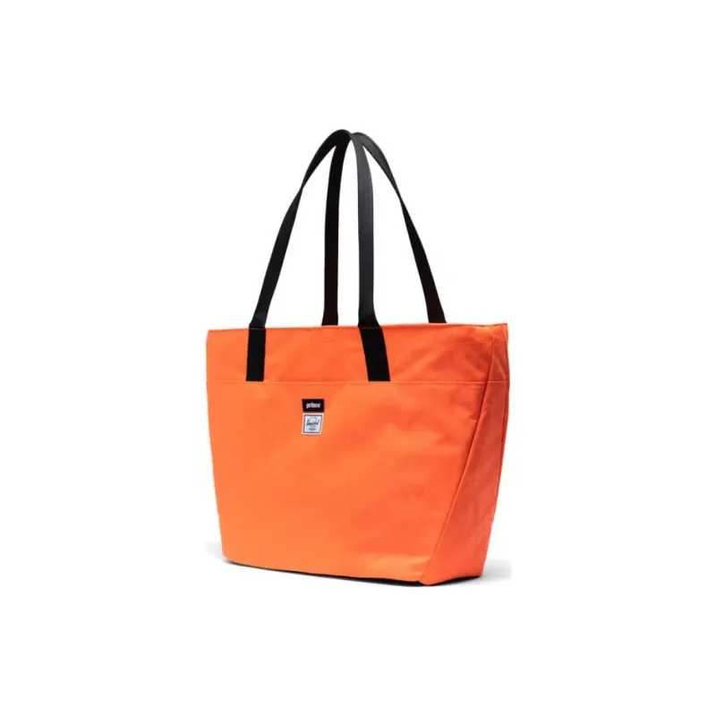 Herschel Prince Collaboration Recycled Main Body Fabric Tote Bag Shopping Bag Shoulder Bag Handbag Unisex Neon Orange-1