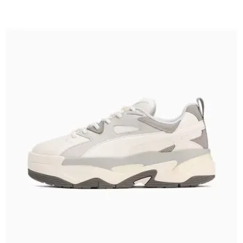 MURUA x PUMA Women's Blstr Cushioning, Wear Resistant Low Top Casual Shoes Women's White
