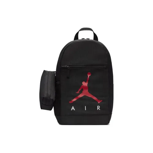 jordan Magnet Polyester Backpack Medium Size Unisex Black