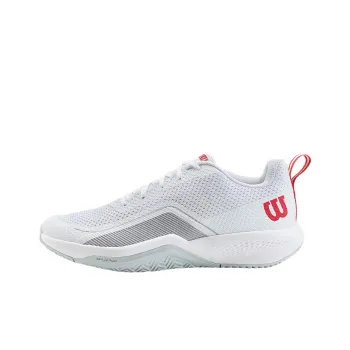 Wilson Rush Pro Anti Slip Wear Resistant Low Top Tennis Shoes Men's White