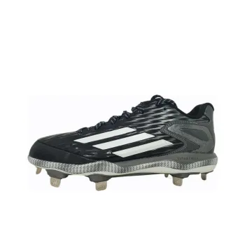 Adidas PowerAlley 3 Baseball Cleat 'Black White'