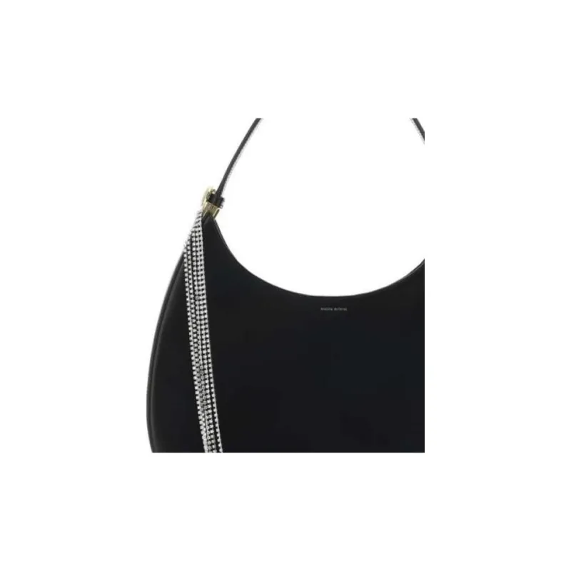 MAGDA BUTRYM Calfskin One Shoulder Handbag Women's Black-4