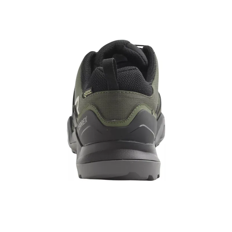 Adidas Terrex Swift R2 Gt Anti-Slip Wear-Resistant Low-Top Hiking Shoes Men's Black Green-3