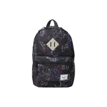 Herschel Polyester Laptop Bag Backpack Men's Night Sky Animal Black