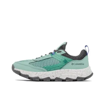 Columbia HATANA Anti-Slip Wear-Resistant Low-Top Trekking Shoes Women's Green Gray
