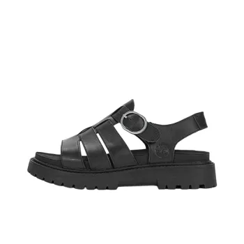 Timberland Clairemont Way Fisherman Sandals 'Black Nubuck' Women's