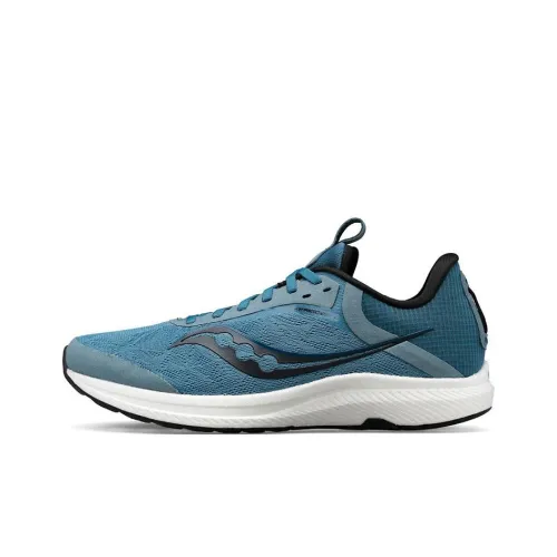 Saucony Freedom 5 Running Shoes Men Low-Top Blue/Gray