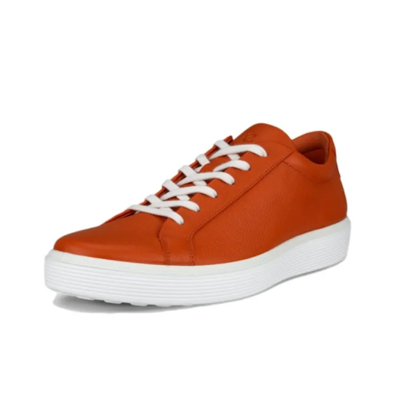 Ecco Low Top Skateboard Shoes Men's Orange-2
