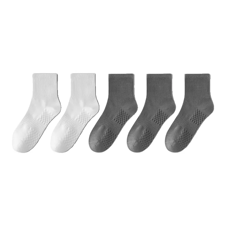 Mulong Family Mid Calf Socks Men's 5 Pack-0