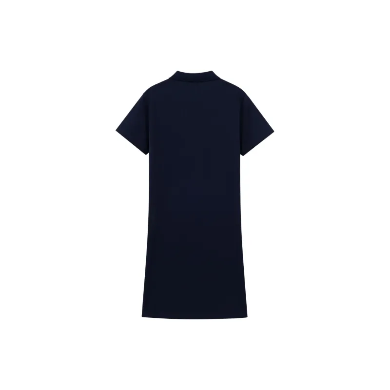 Le Coq Sportif Short Sleeved Dresses Women's Navy Blue-1