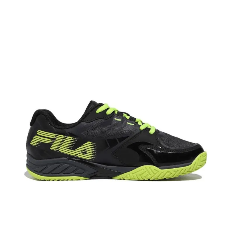 FILA Advantage T7 Cushioning Slip Resistant Low Top Tennis Shoes Unisex Black Green Korean Style-1