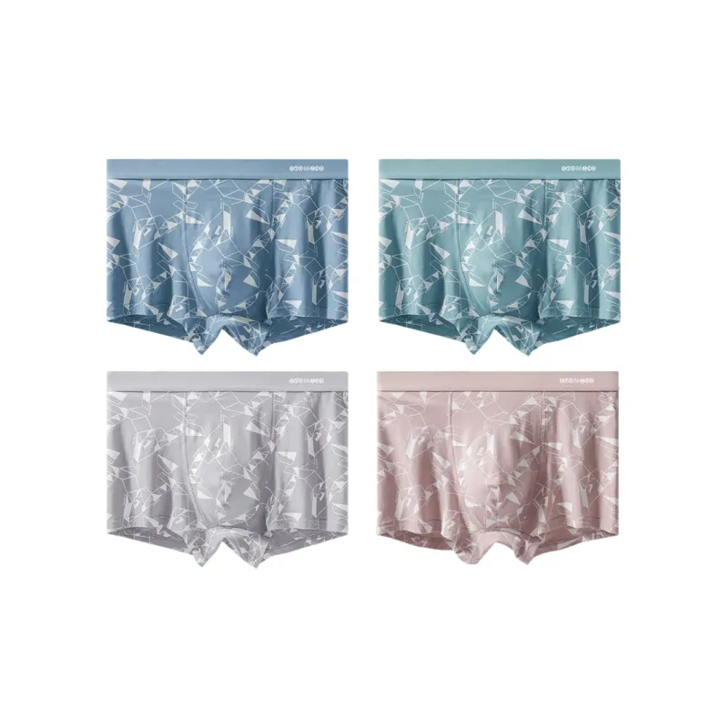 H YXIANG Underpants Men's 4 Pack-0