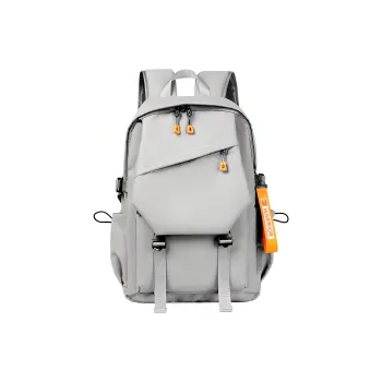 Warrior Nylon Backpack Large Size Unisex Black/Gray