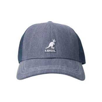 KANGOL Polyester Cotton Baseball Caps Unisex Navy