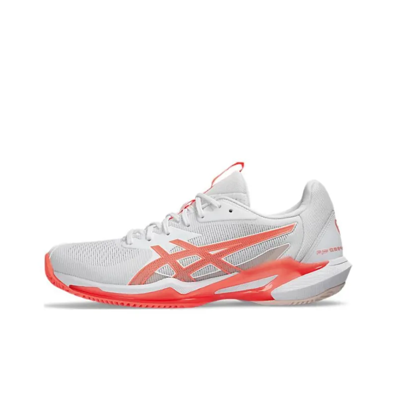 Asics Solution Speed Ff 3 Clay White Sun Coral Women's-0