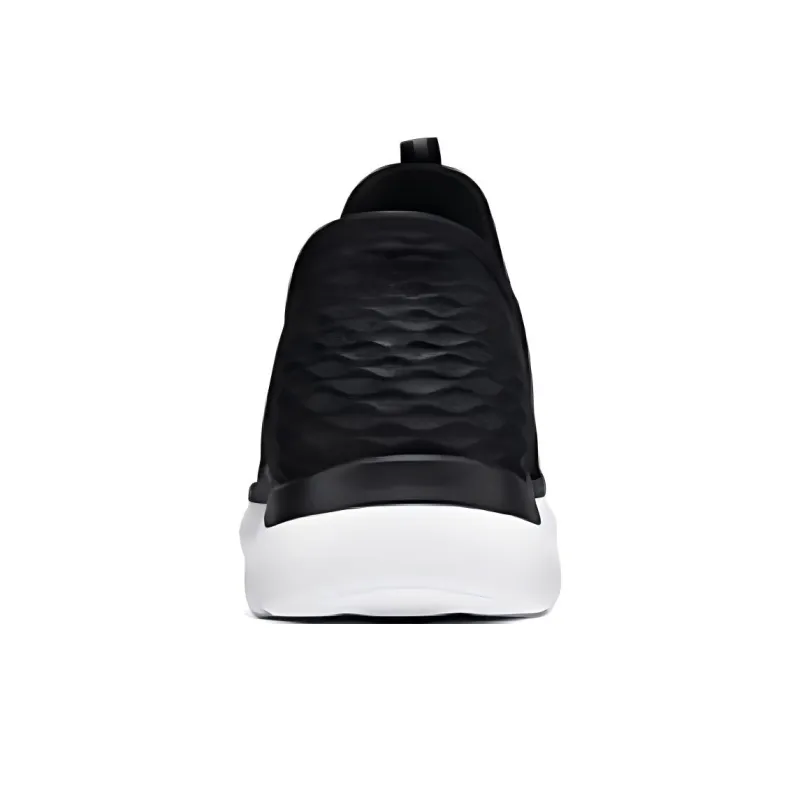 Skechers Sport Cushioned Wear Resistant Breathable Low Top Casual Shoes Men's Black White-3