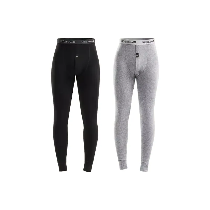 H YXIANG Thermal Pants Men's 2 Pack-2