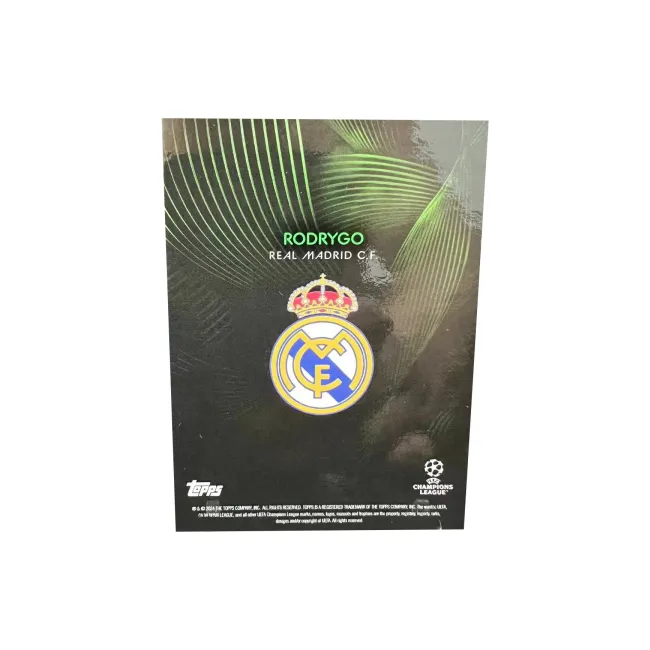 Topps KNOCKOUT Knockout Brazil Real Madrid Champions League Player Rodrigo Soccer Star Card Sports Cards 1 Pc-1