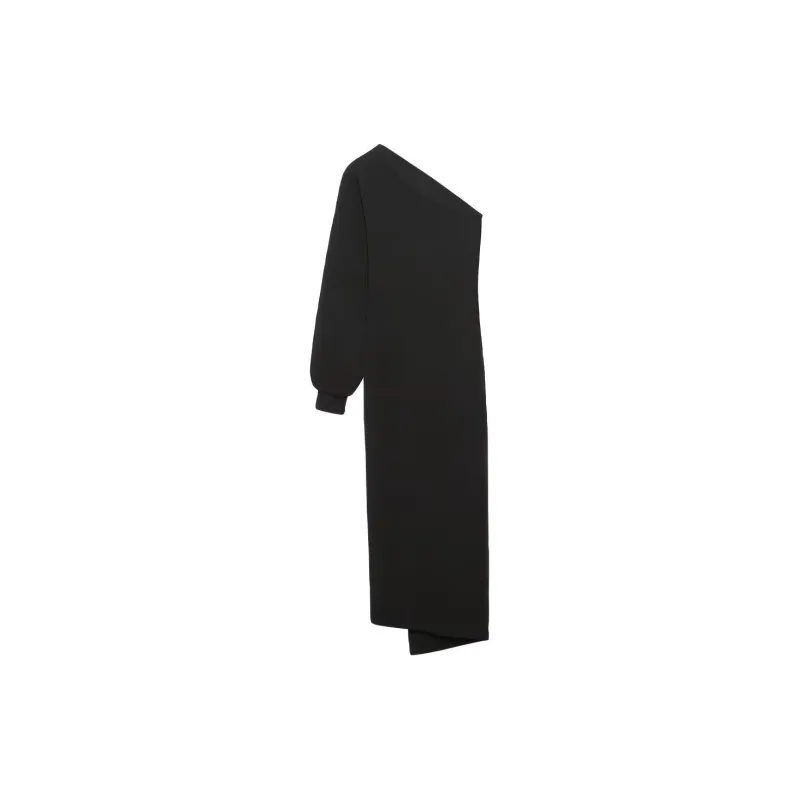 Balenciaga One Shoulder Body Wrap Dress-1