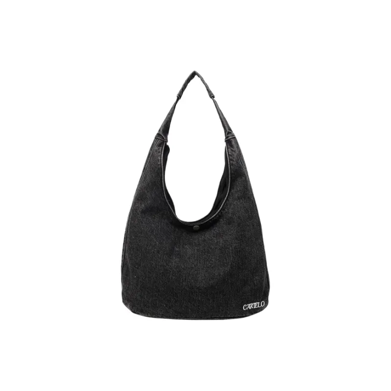 CARTELO Denim With Polyester Shoulder Bag Handbag Tote Unisex Multicolor-0