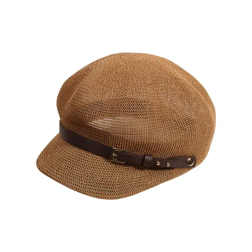Lanza Beret Travel Sun Hat Sun-Protective Octagonal Cap Straw Hat For Women's Trend Unisex