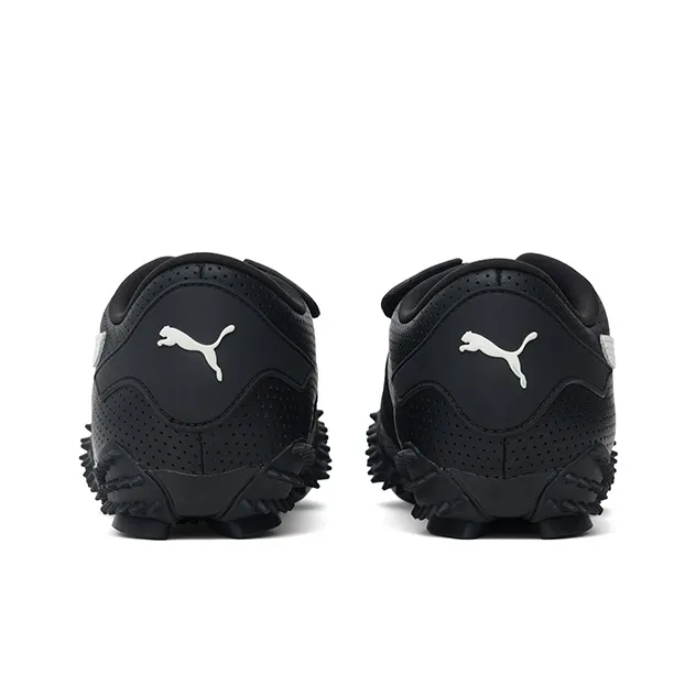 PUMA Mostro Perforated Leather Black White-5