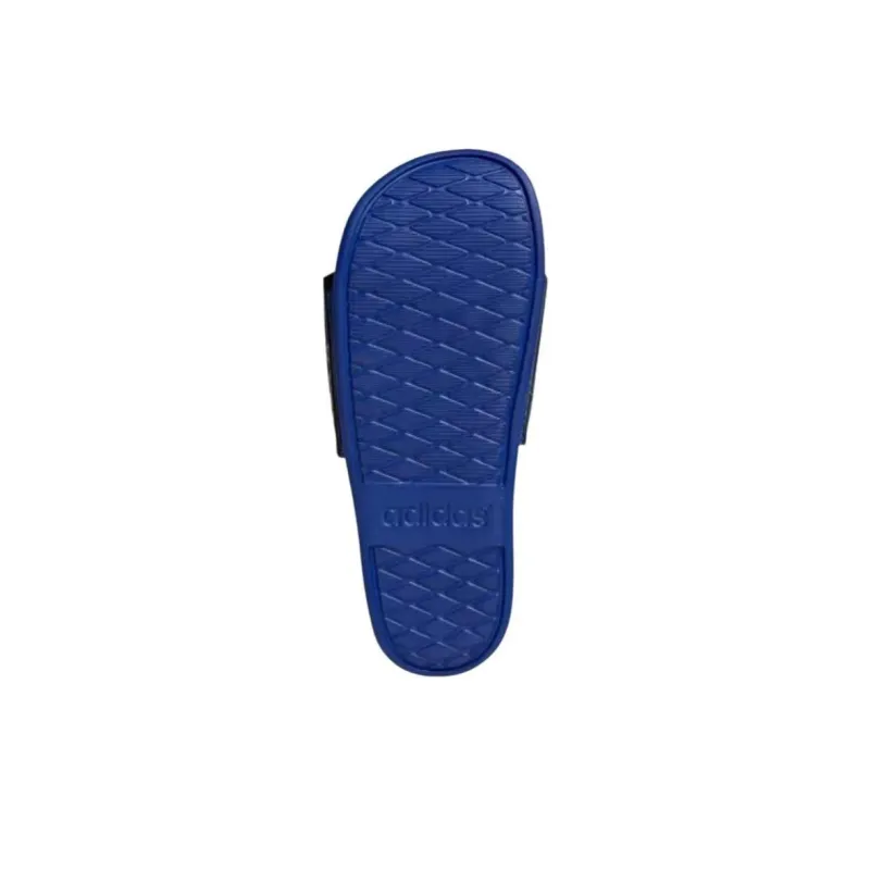 Adidas Adilette Comfort Sandals Bold Blue Bliss Orange Women's-3