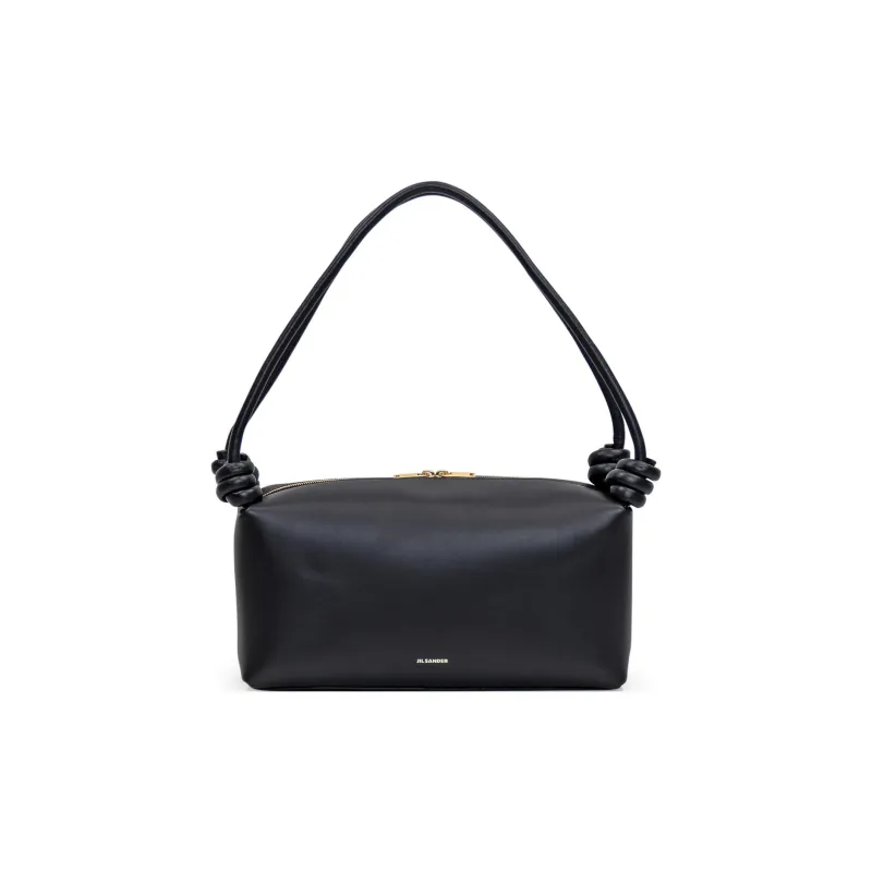 JIL SANDER Logo Embossed Medium Shoulder Bag-0