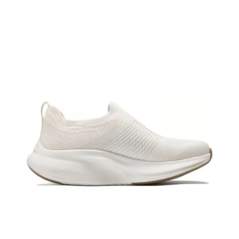 Skechers Cushioning Anti Slip And Wear Resistant Rebound Low Top Casual Shoes Women's White-1