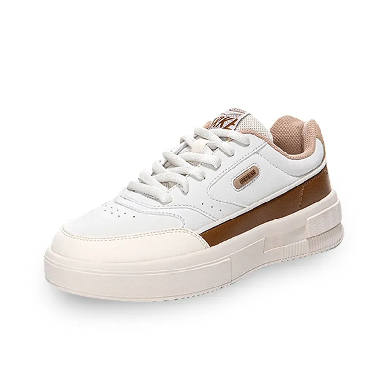 Erke Sports Life Collection Mid-Top Skateboard Shoes Women's Pale Wild Grey Hazelnut-0