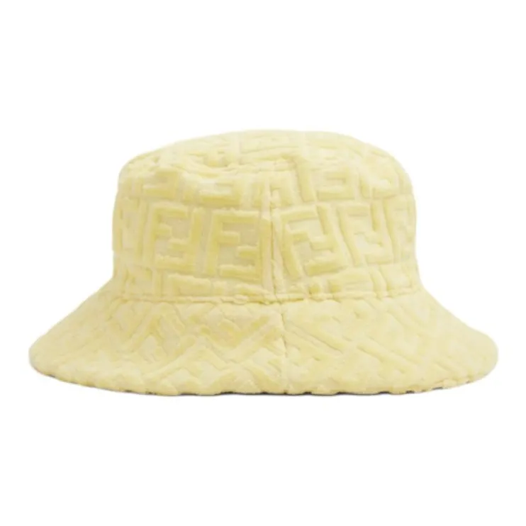 FENDI Fabric Bucket Hats Kids' Yellow-1
