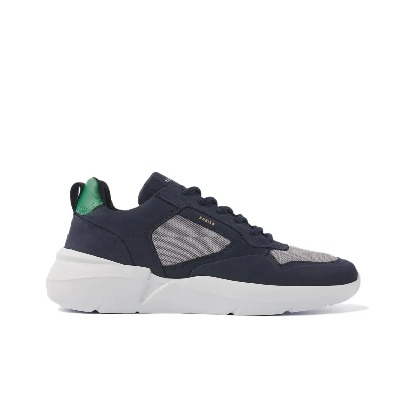 NUBIKK Roque Road Wave Low-Top Casual Shoes 5cm Men's Blue Gray-1