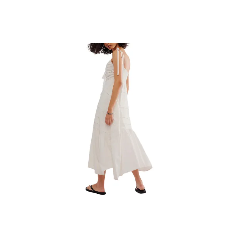 FREE PEOPLE Palma Midi Dress Slip Dresses Women's Optic White/Optical White-1