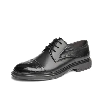 BELLE Dress Shoes Men Low-Top Black