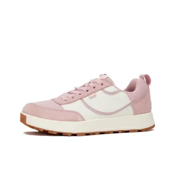 THE NORTH FACE Durable Breathable Low Top Running Shoes Women's Pink White