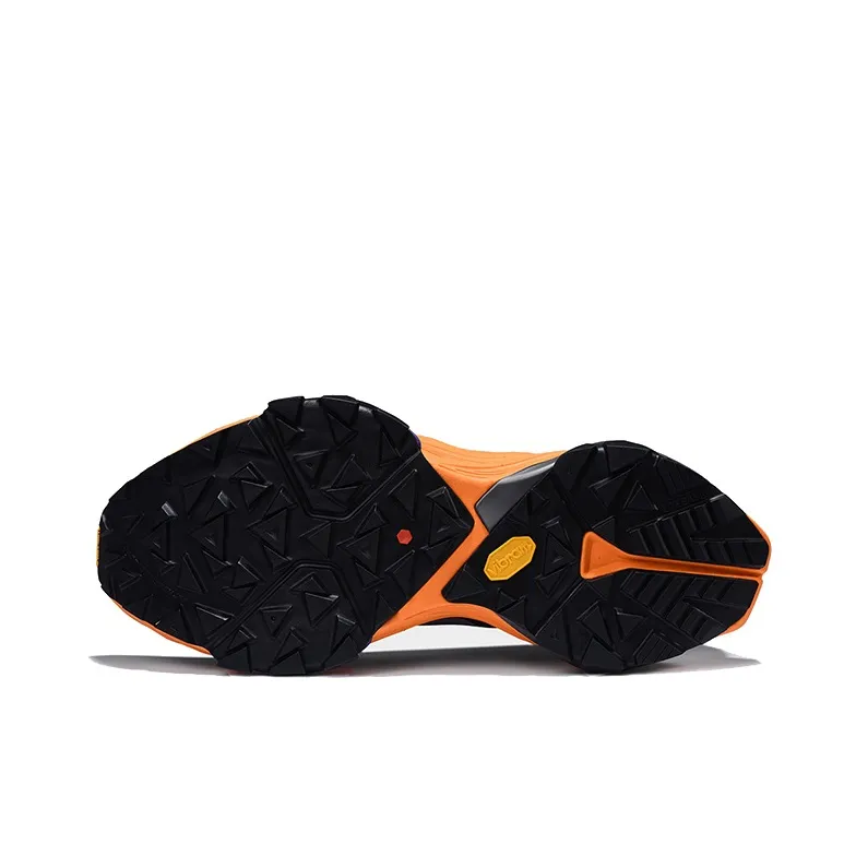 KAILAS FUGA DU Series Running Shoes Men Low Top Dark Violet Ink Black/Unbleached Original Color Midnight Blue FUGA Orange/Midnight Blue Palm Tree Leaf Unbleached Original Color-4