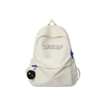 KAMLUI Nylon Backpack Unisex White/Black/Khaki/Blue