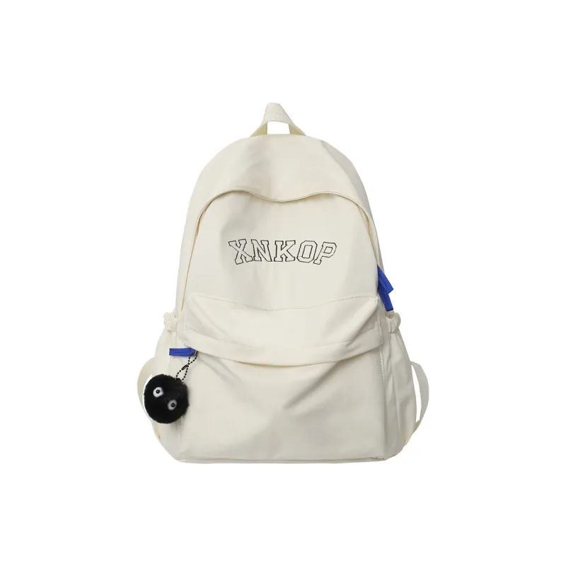 KAMLUI Nylon Backpack Unisex White/Black/Khaki/Blue-0