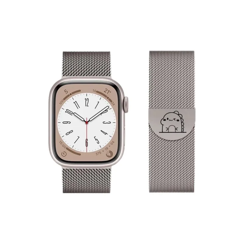 CHENSONG Apple Compatibility Watch Band Stainless Steel Material-5