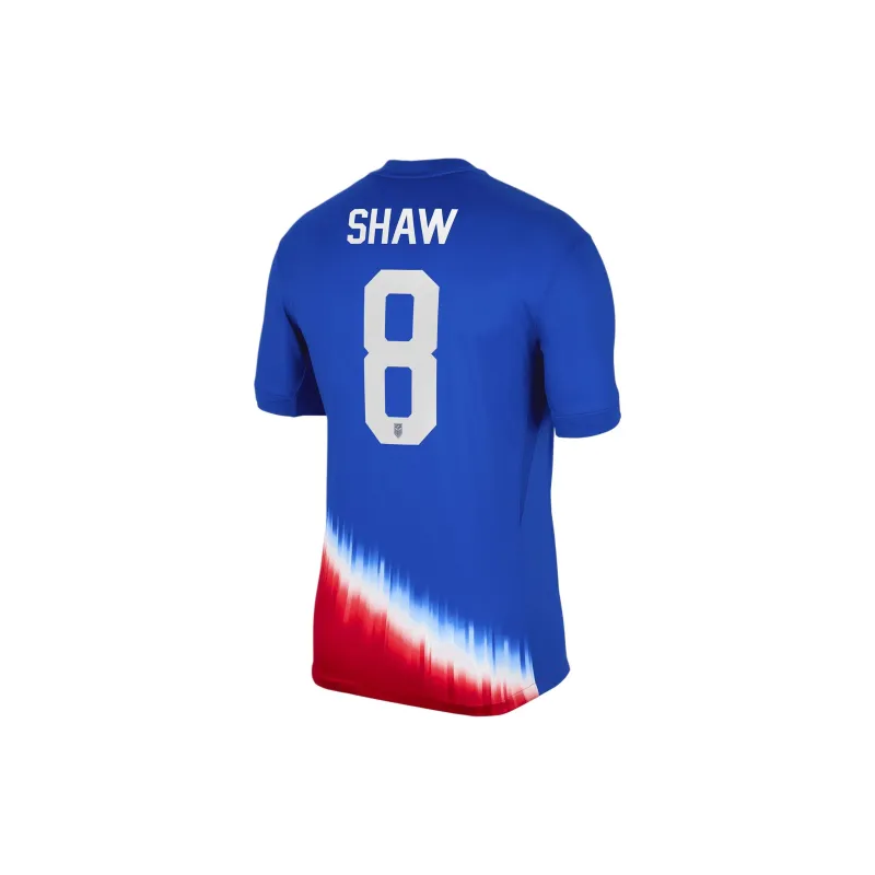 Nike Jaedyn Shaw USWNT 2024 Stadium Away Soccer Jerseys Men's Royal Blue-1
