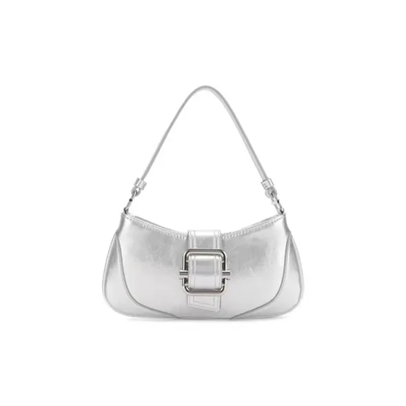 HAWA PU/Canvas Canvas Bag Shoulder Bag Baguette Bag Dumpling Bag Shoulder Bag Medium Size Women's Multicolor-37